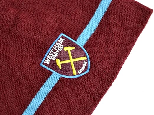 帽子 westham united/official beanie West Ham United FC Beanie BK - Brand New Official